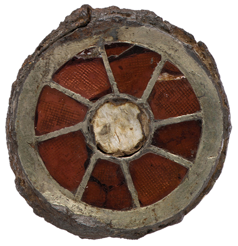 disk brooch